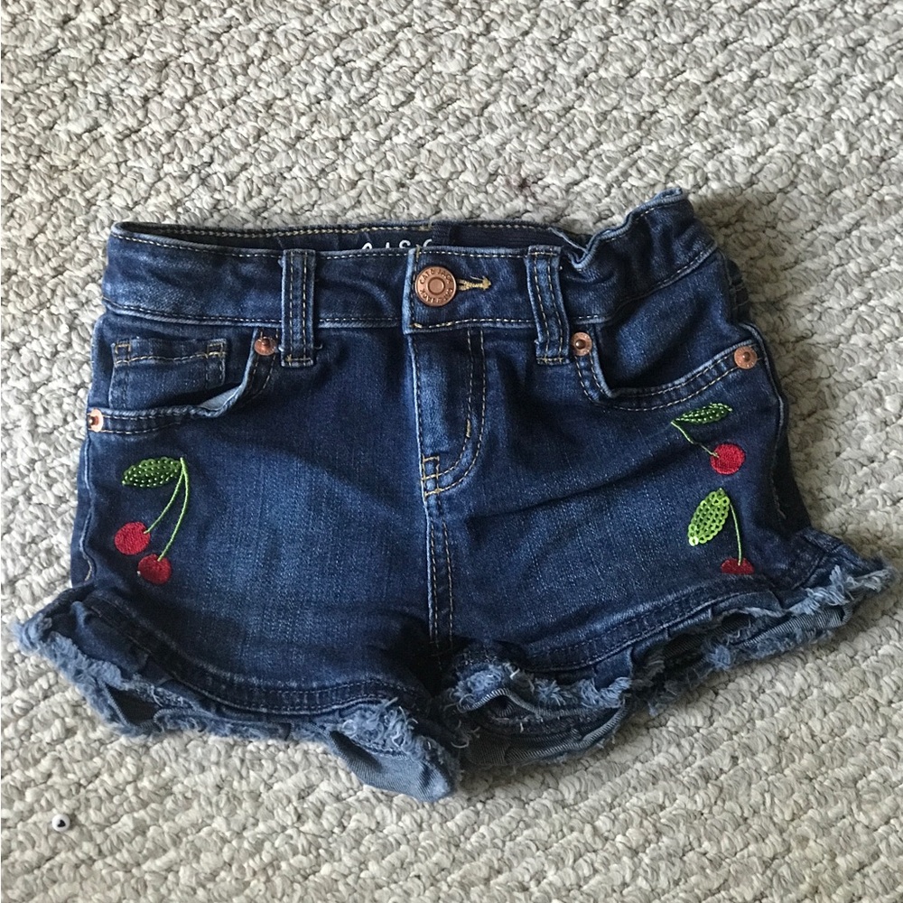 Jean shorts, girls size 4/5